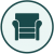 Icon representing furniture